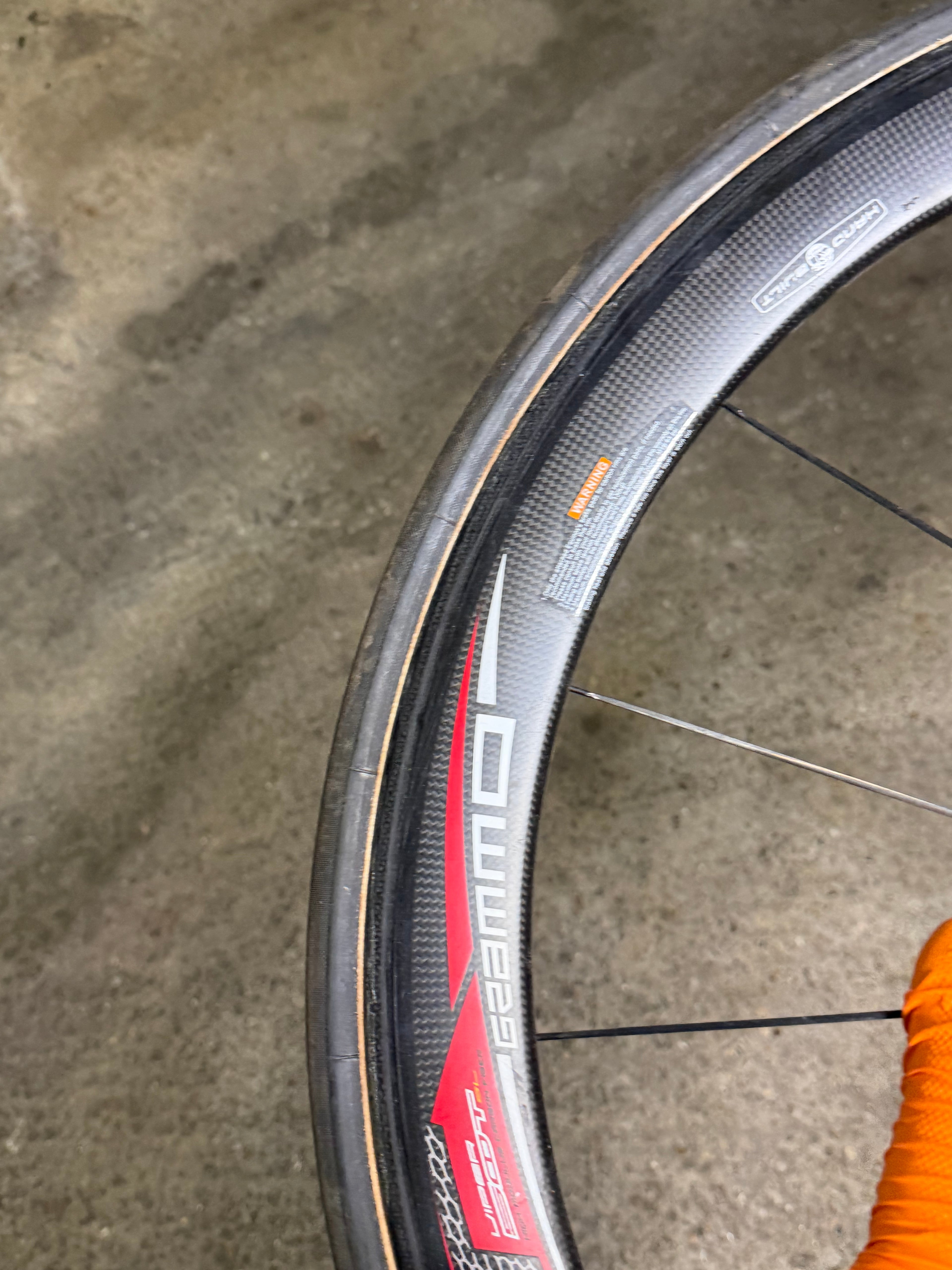 Tubular Carbon Wheelset 700c