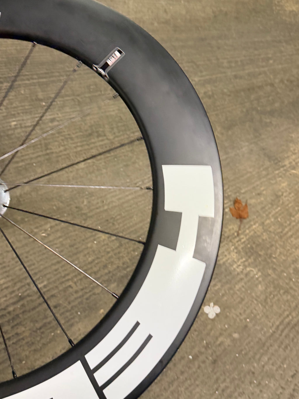 Carbon Wheelset Clincher DT Swiss Hubs Damaged Front Rim