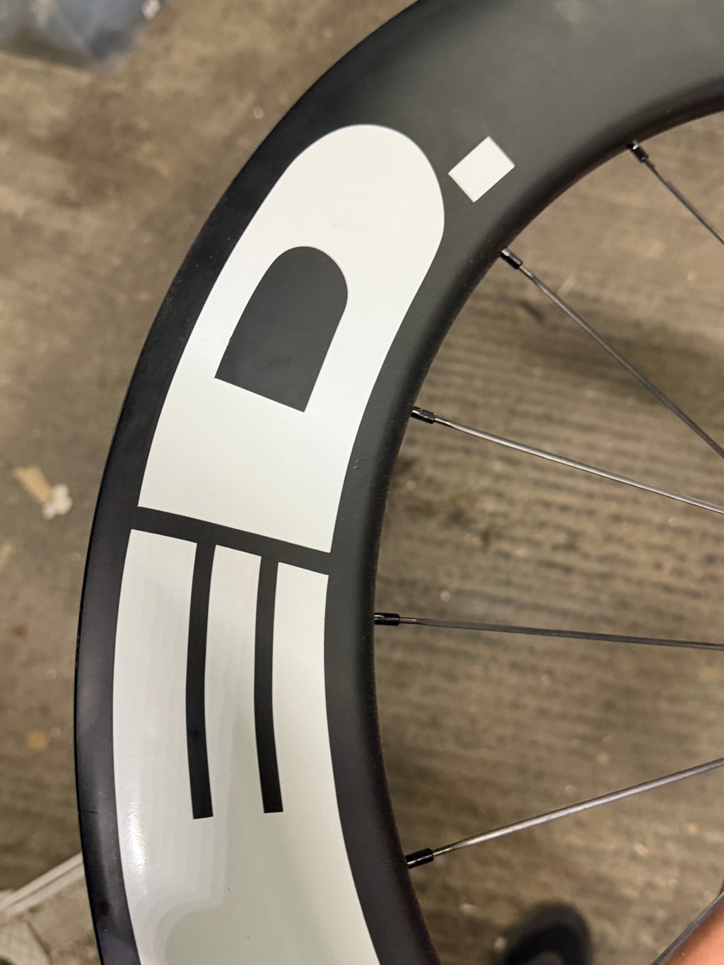 Carbon Wheelset Clincher DT Swiss Hubs Damaged Front Rim
