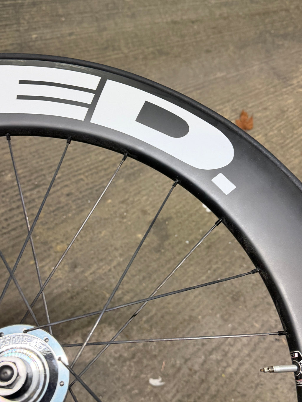 Carbon Wheelset Clincher DT Swiss Hubs Damaged Front Rim