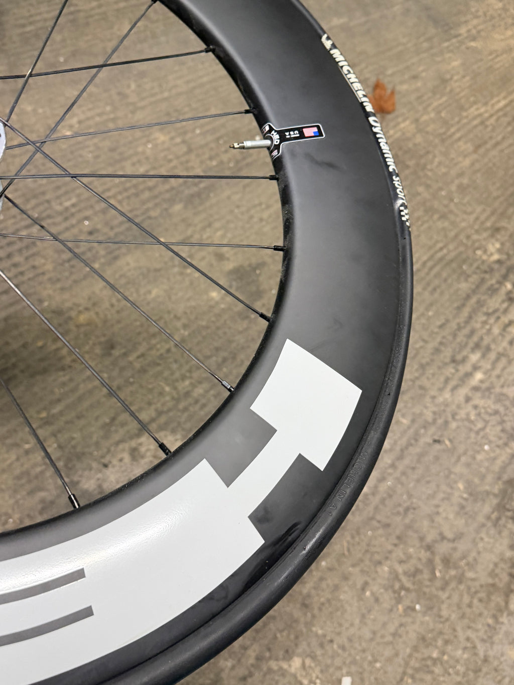 Carbon Wheelset Clincher DT Swiss Hubs Damaged Front Rim