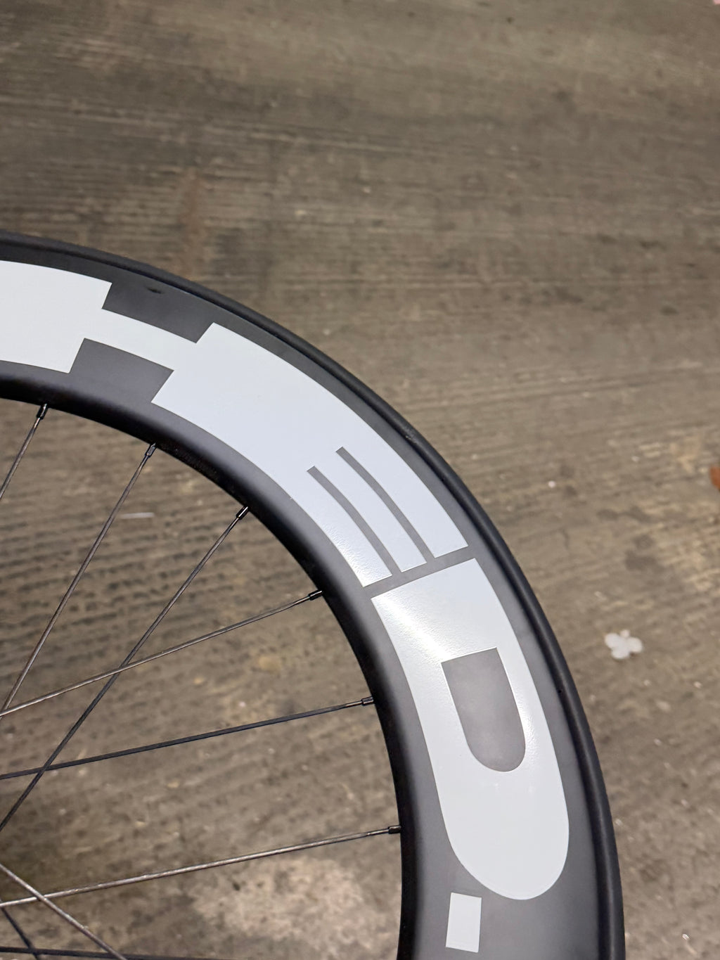 Carbon Wheelset Clincher DT Swiss Hubs Damaged Front Rim