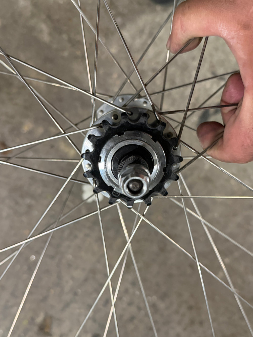 Miche Rear Tubular Track Wheel