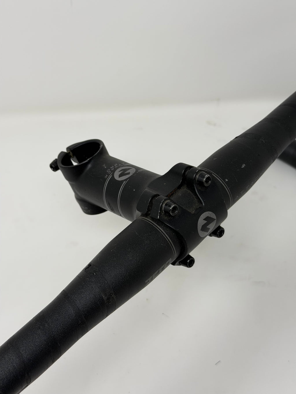 Drop Aluminium Stem and Handlebars 40cm 90mm