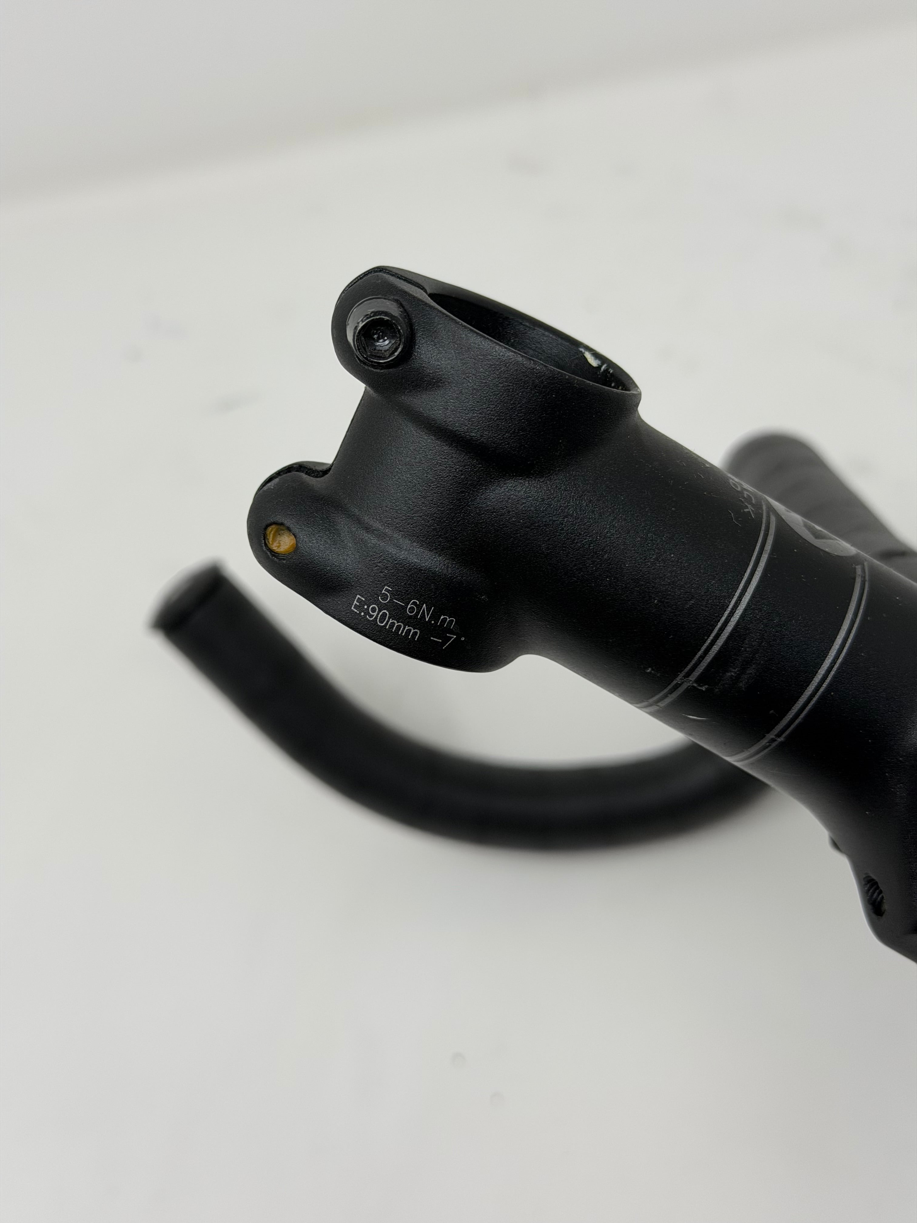 Drop Aluminium Stem and Handlebars 40cm 90mm