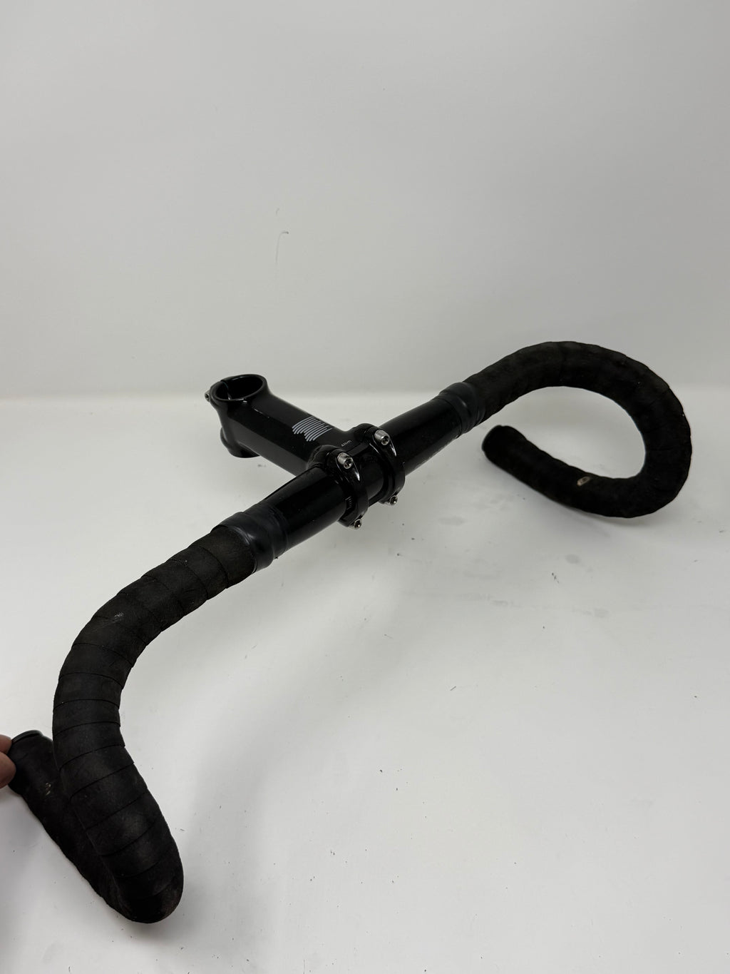 Aluminium Drop Handlebars and Stem 40cm 100m