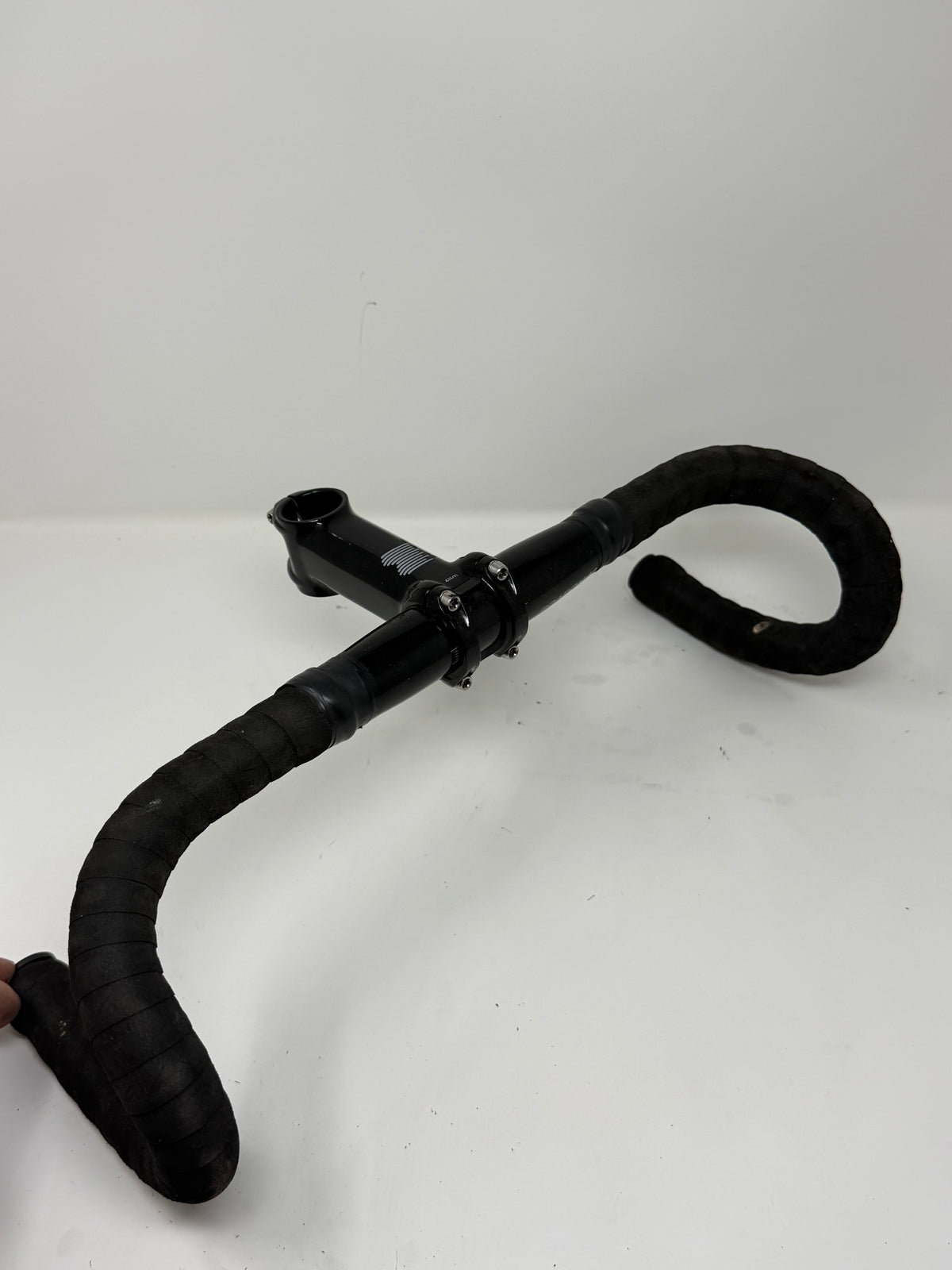 Aluminium Drop Handlebars and Stem 40cm 100m