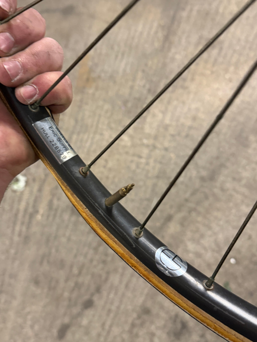 Front Road Wheel Campagnolo Hub 24inch Rim