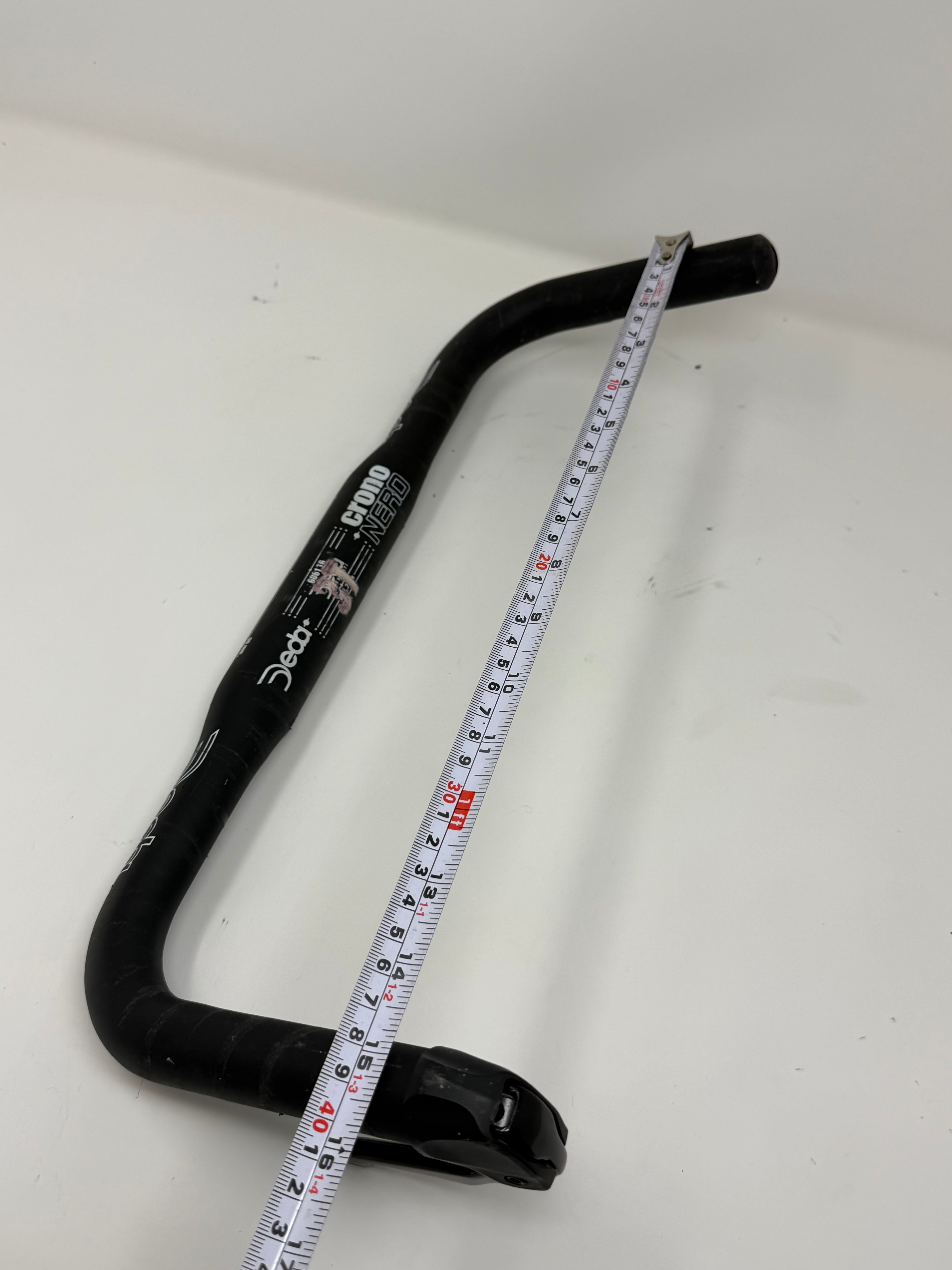 Deda Crono Nero Bullhorn Handlebars 38cm