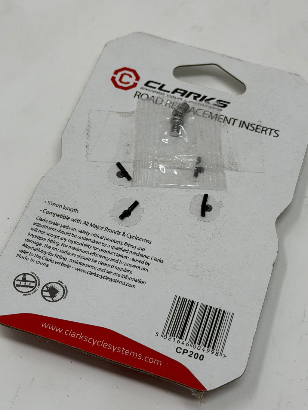 Clarks Road Rim Brake Pads Inserts
