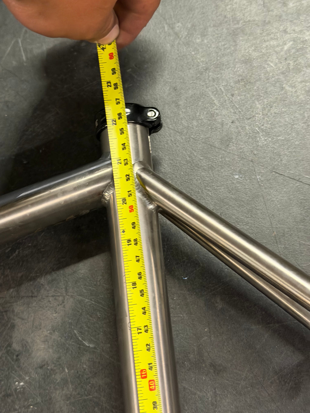 Moda titanium senza track frameset size 56