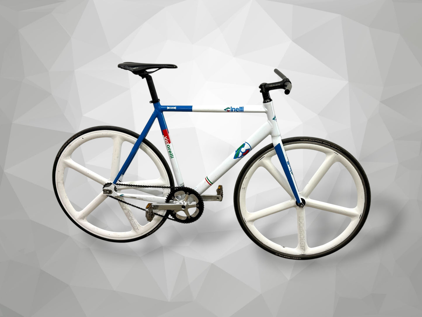 Cinelli vigorelli size 56 aerospoke wheelset track bike