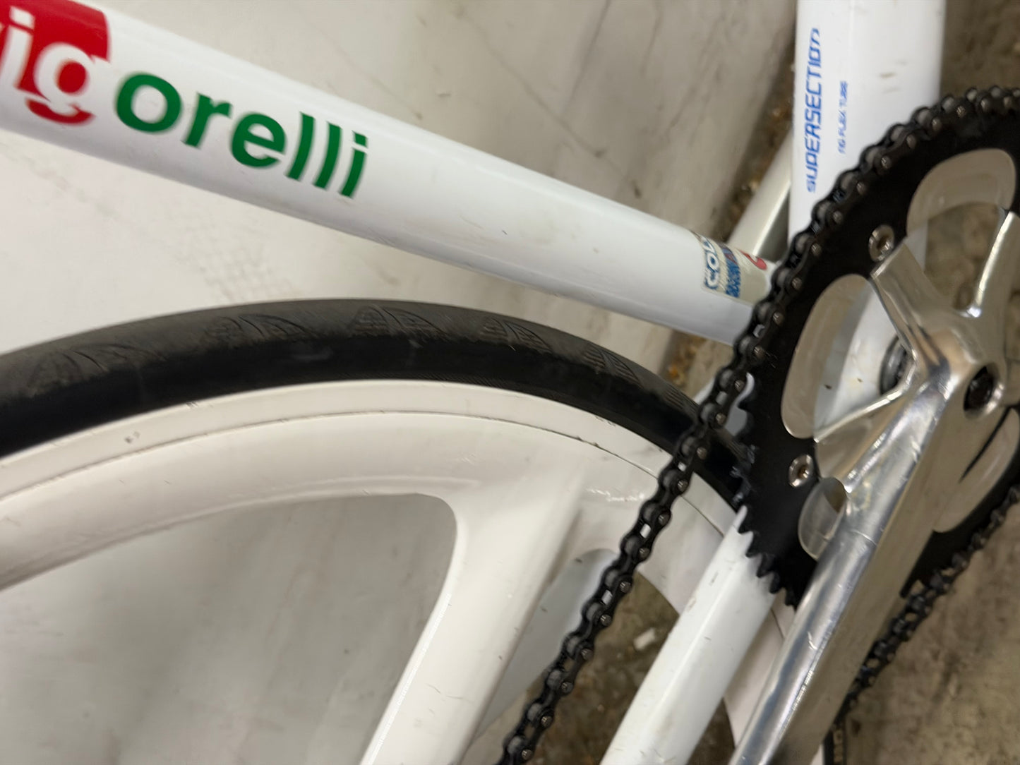 Cinelli vigorelli size 56 aerospoke wheelset track bike