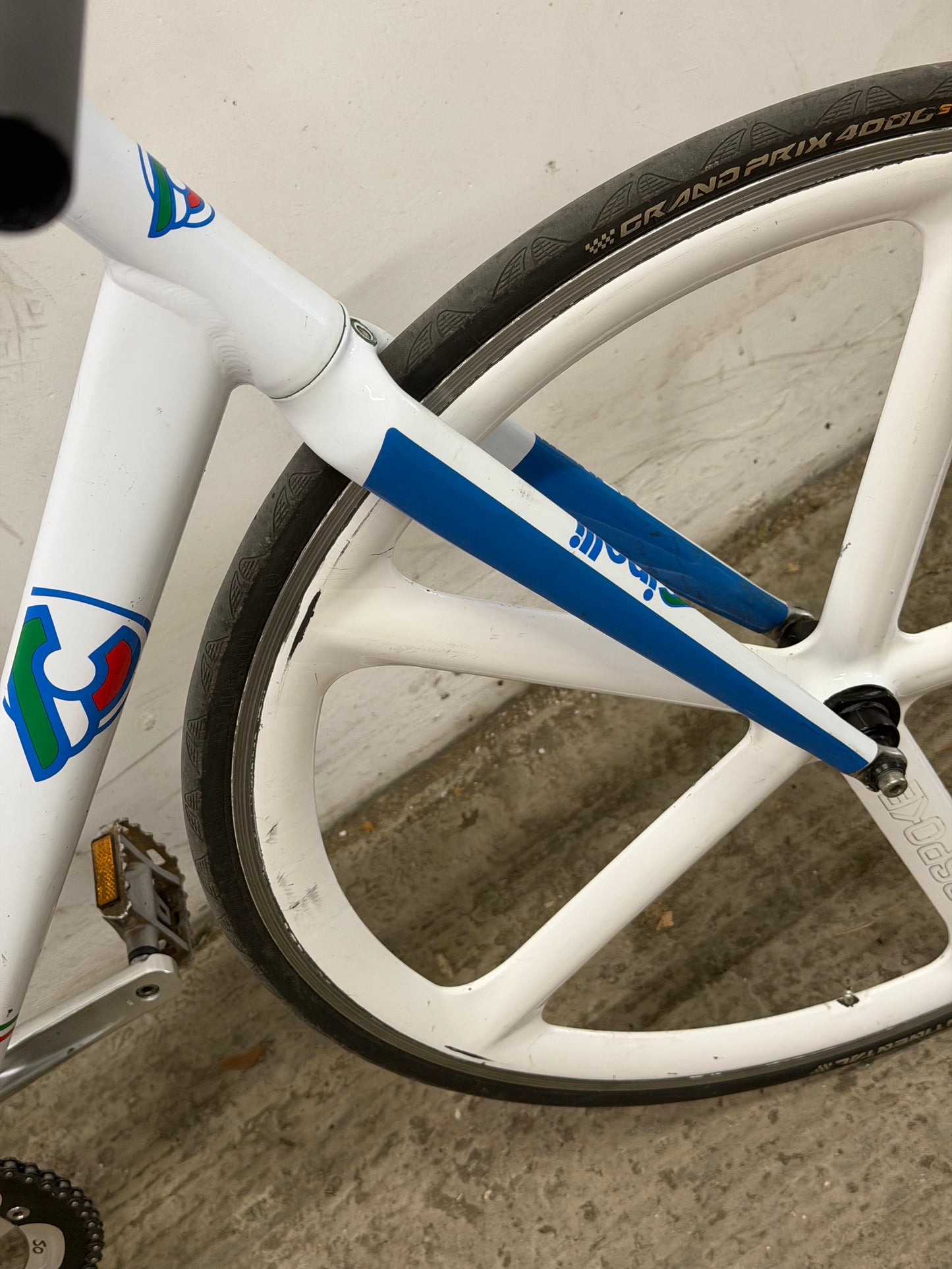 Cinelli vigorelli size 56 aerospoke wheelset track bike