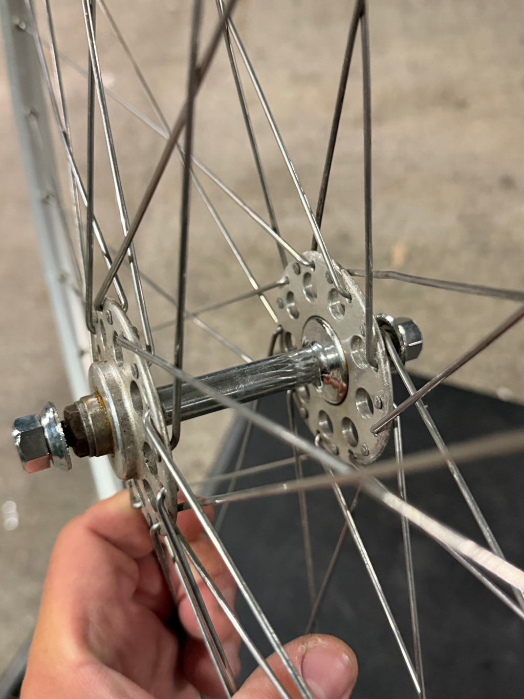 Vintage Bayliss Wiley Front Track Wheel Clincher