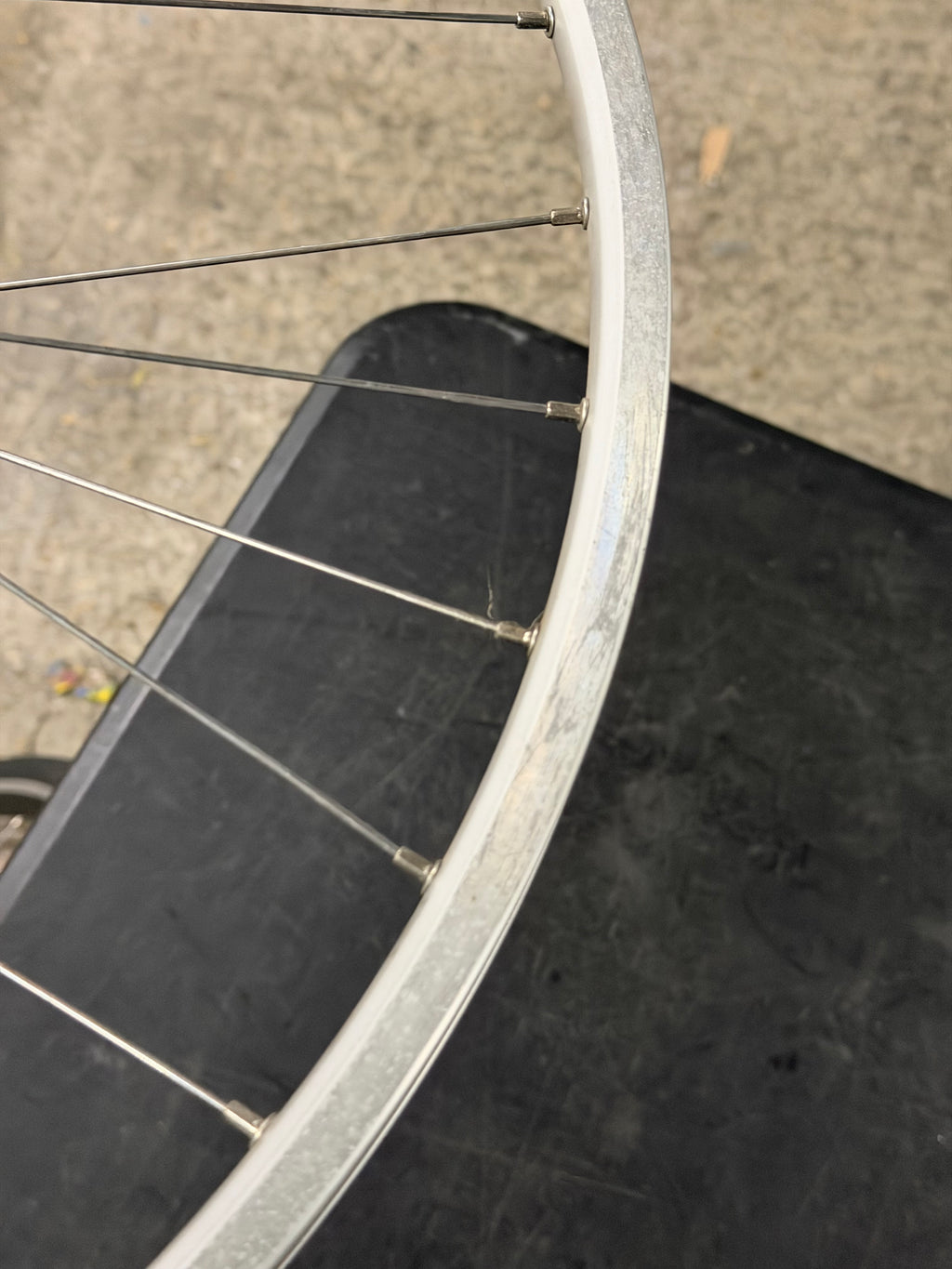 Vintage Bayliss Wiley Front Track Wheel Clincher