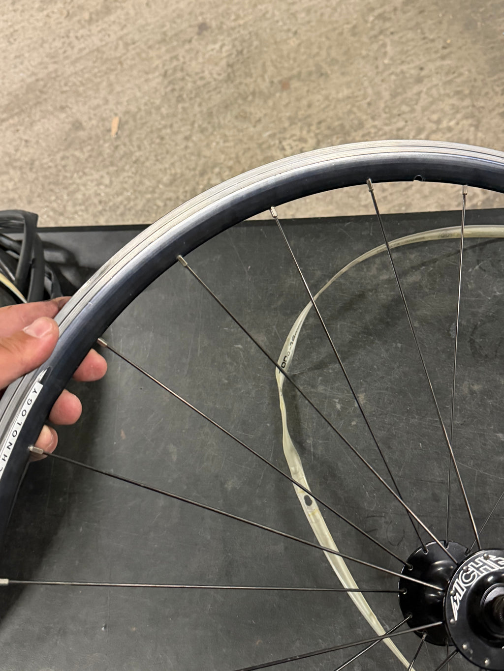 Miche Pistard Front Wheel Missing Spoke
