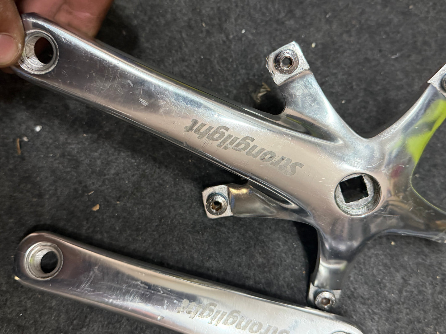Stronglight track crankset 165mm