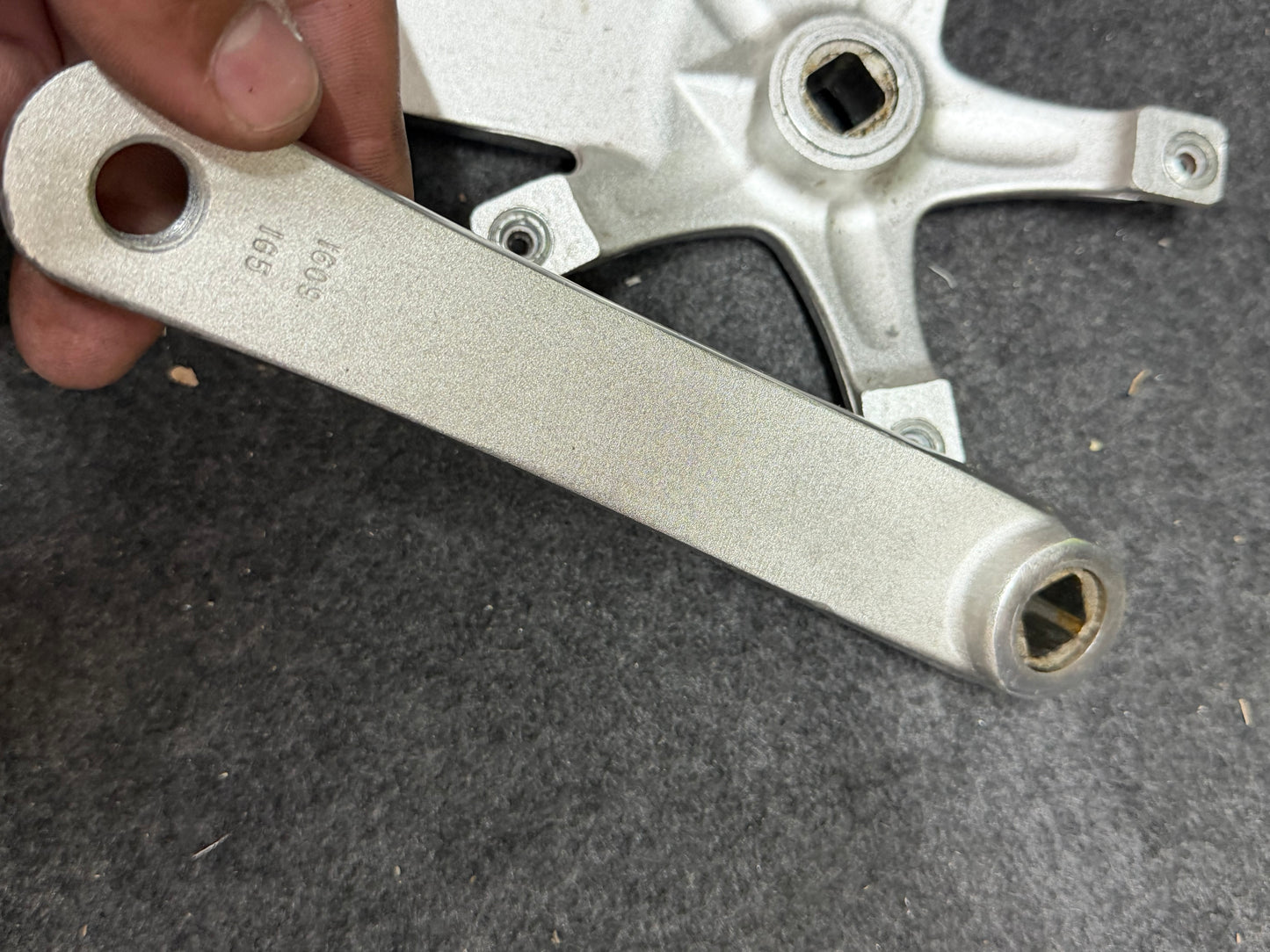 Stronglight track crankset 165mm