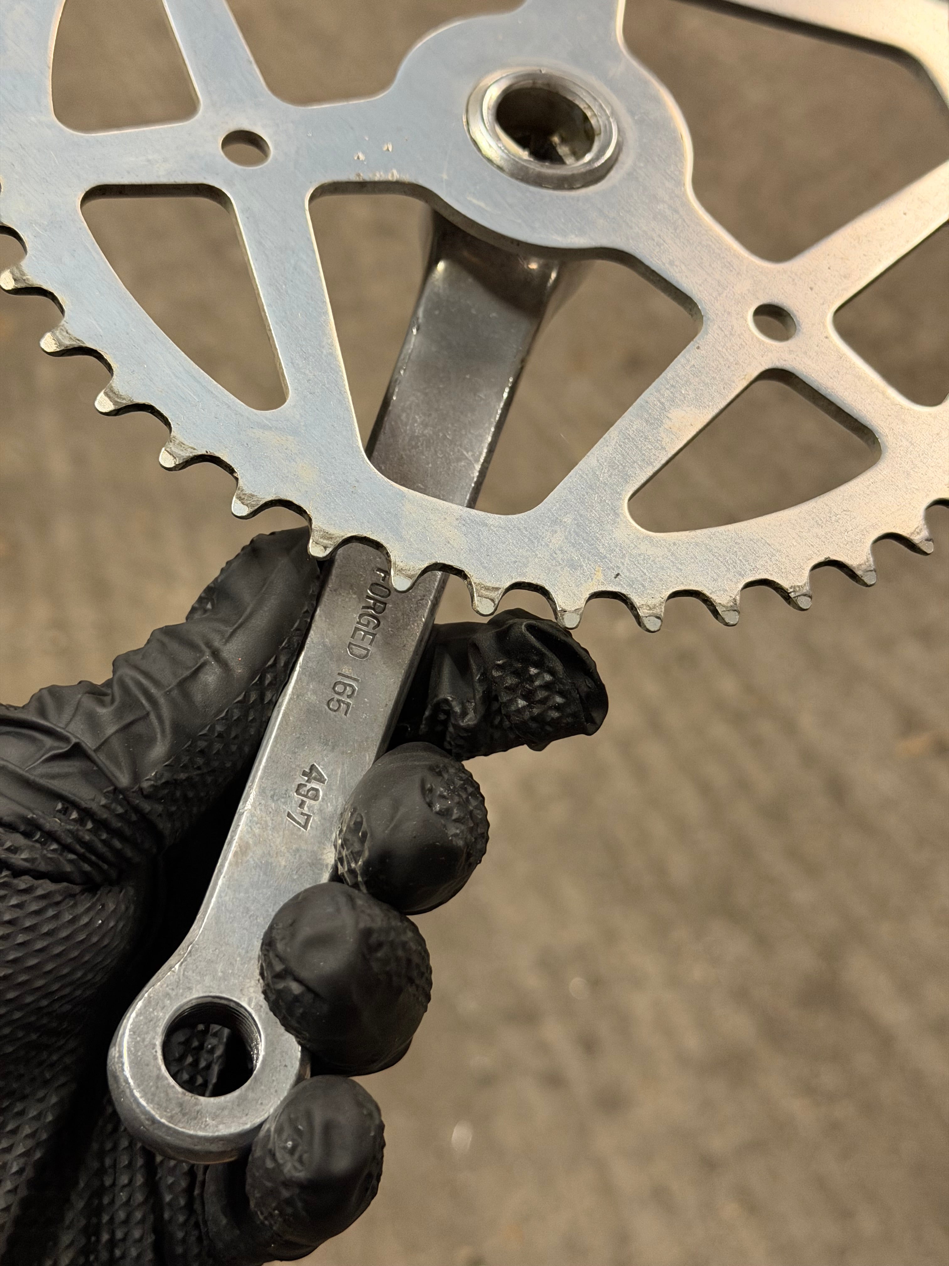 Sugino Maxy Single Speed Crankset