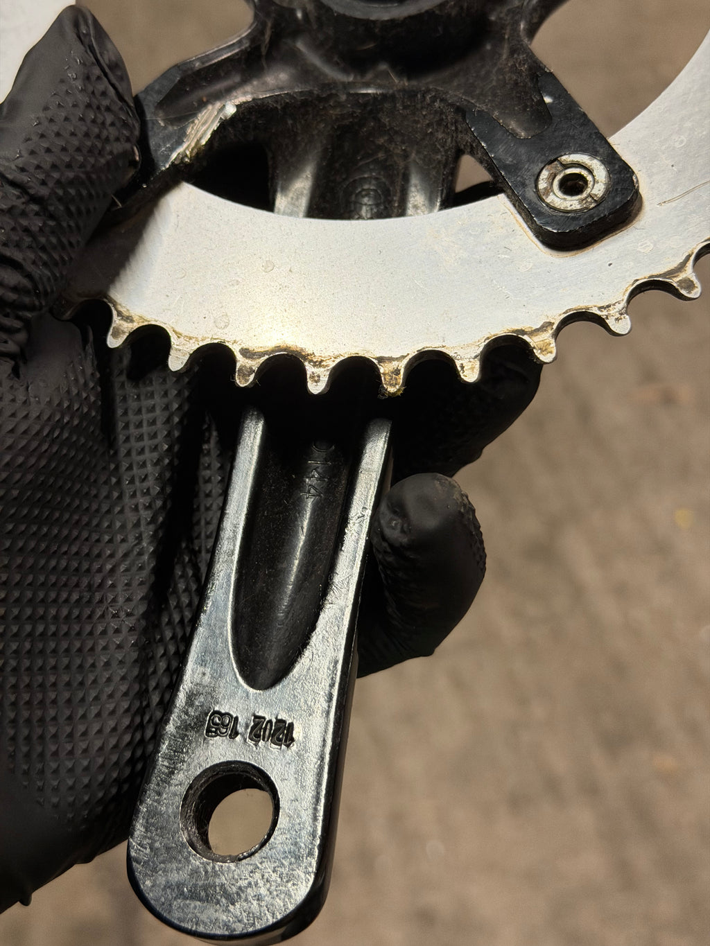 Track Single Speed Crankset 165mm 48t