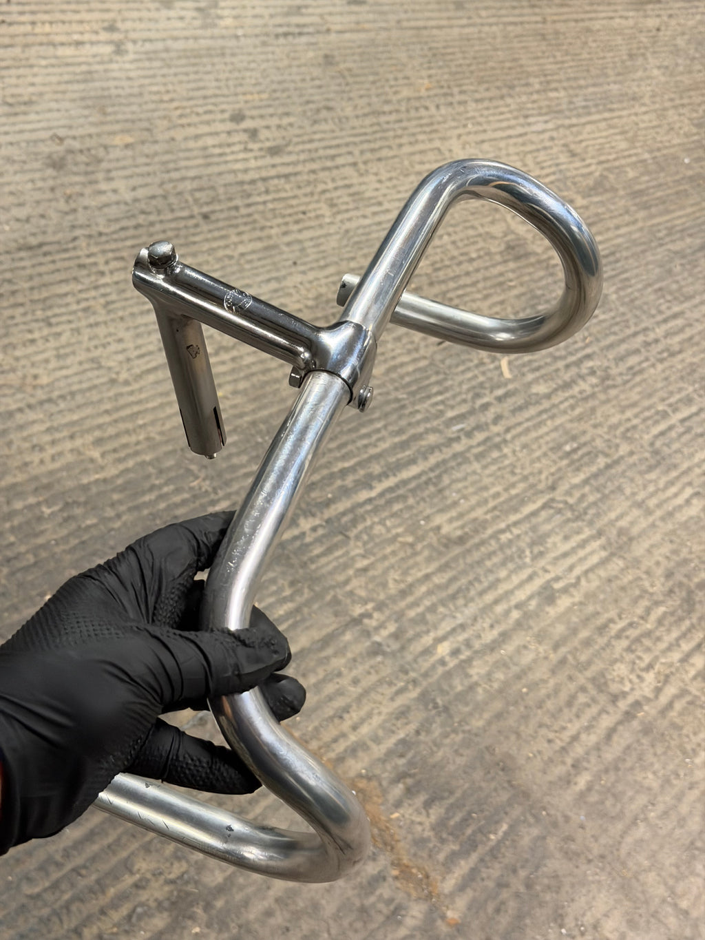 Vintage Cinelli Quil Stem 105mm and Drop Handlebars 38cm