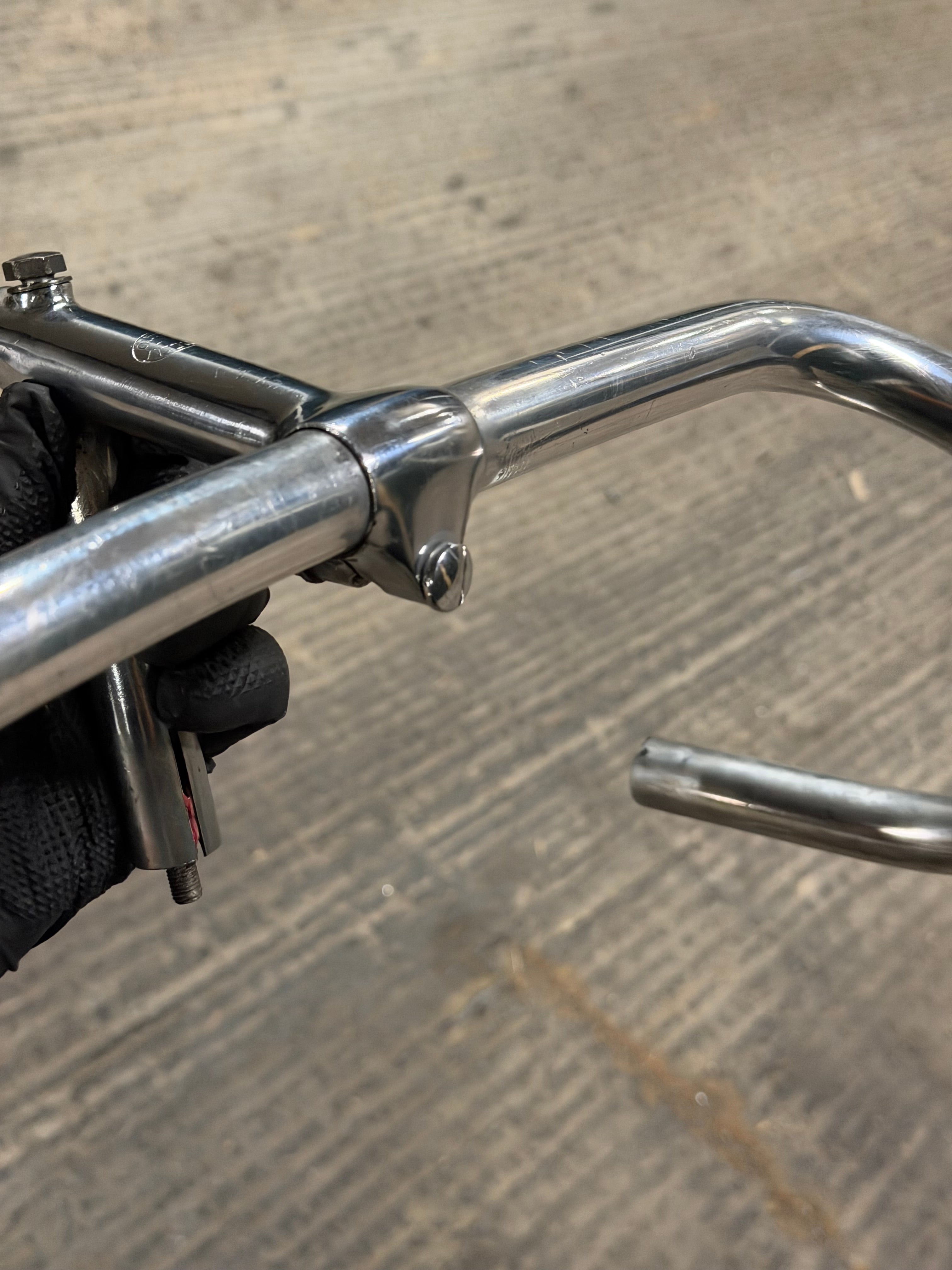 Vintage Cinelli Quil Stem 105mm and Drop Handlebars 38cm