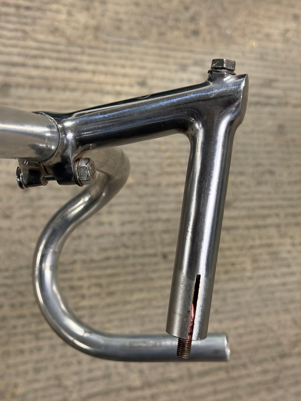 Vintage Cinelli Quil Stem 105mm and Drop Handlebars 38cm