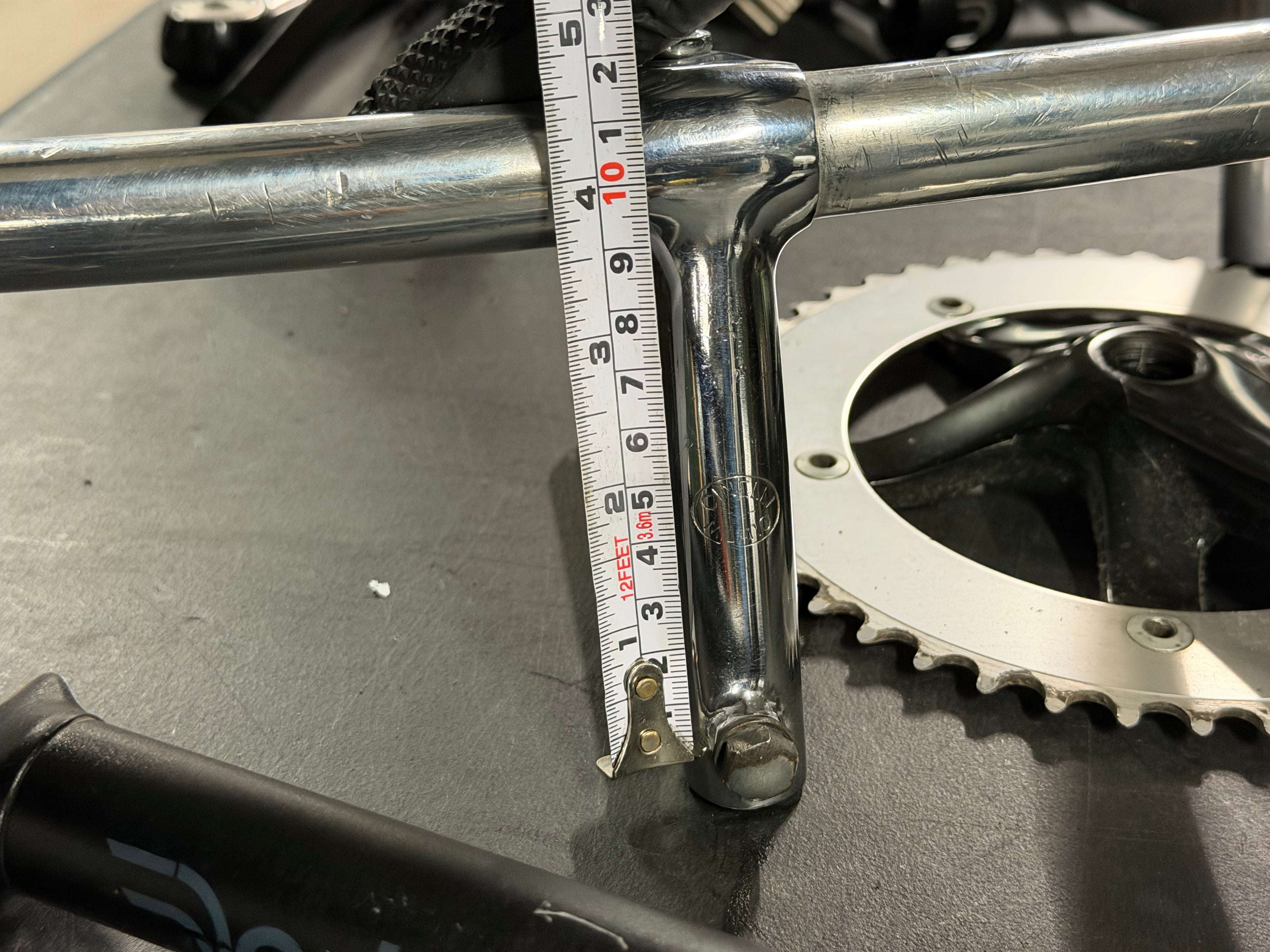 Vintage Cinelli Quil Stem 105mm and Drop Handlebars 38cm