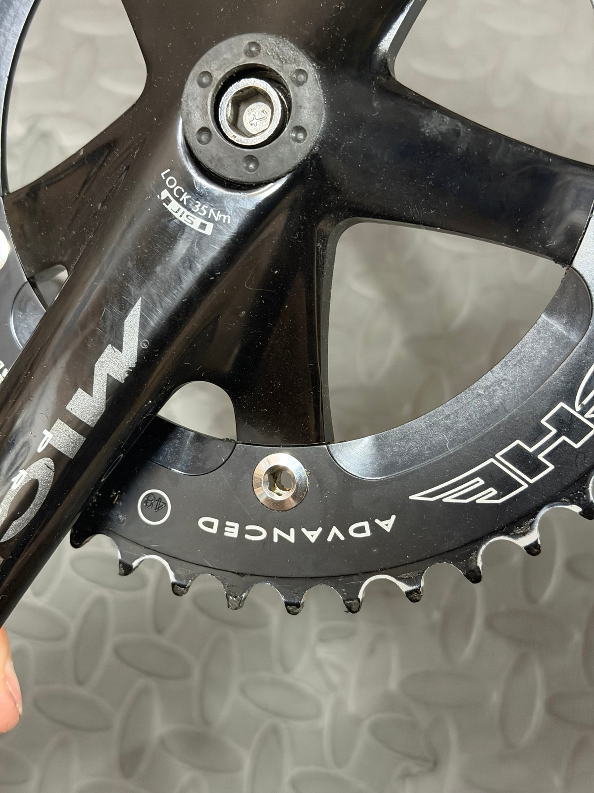 Miche Track Crankset 165mm 48t