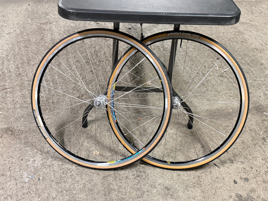 Campagnolo Pista Wheelset 700c Mavic Clincher Rims