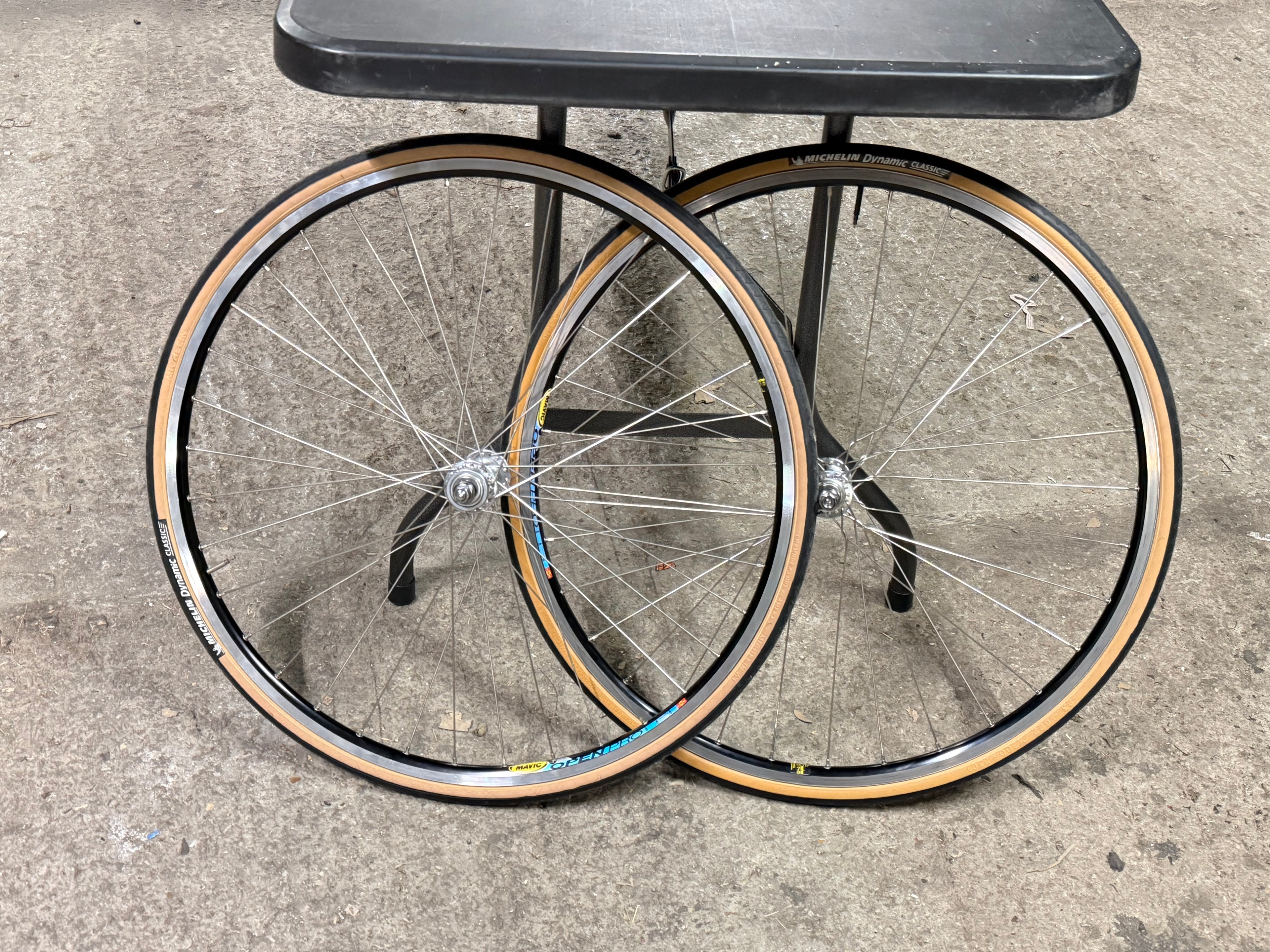 Campagnolo Pista Wheelset 700c Mavic Clincher Rims