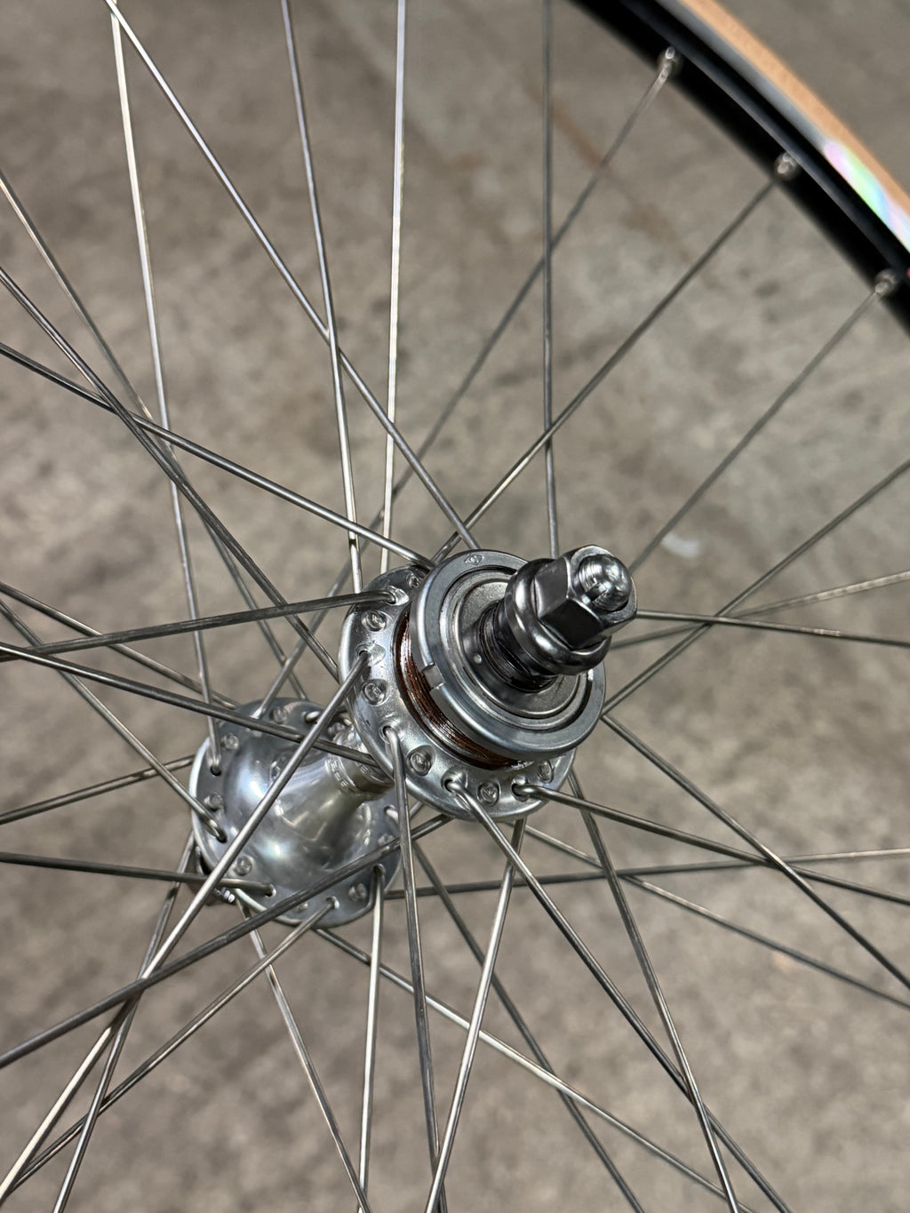 Campagnolo Pista Wheelset 700c Mavic Clincher Rims
