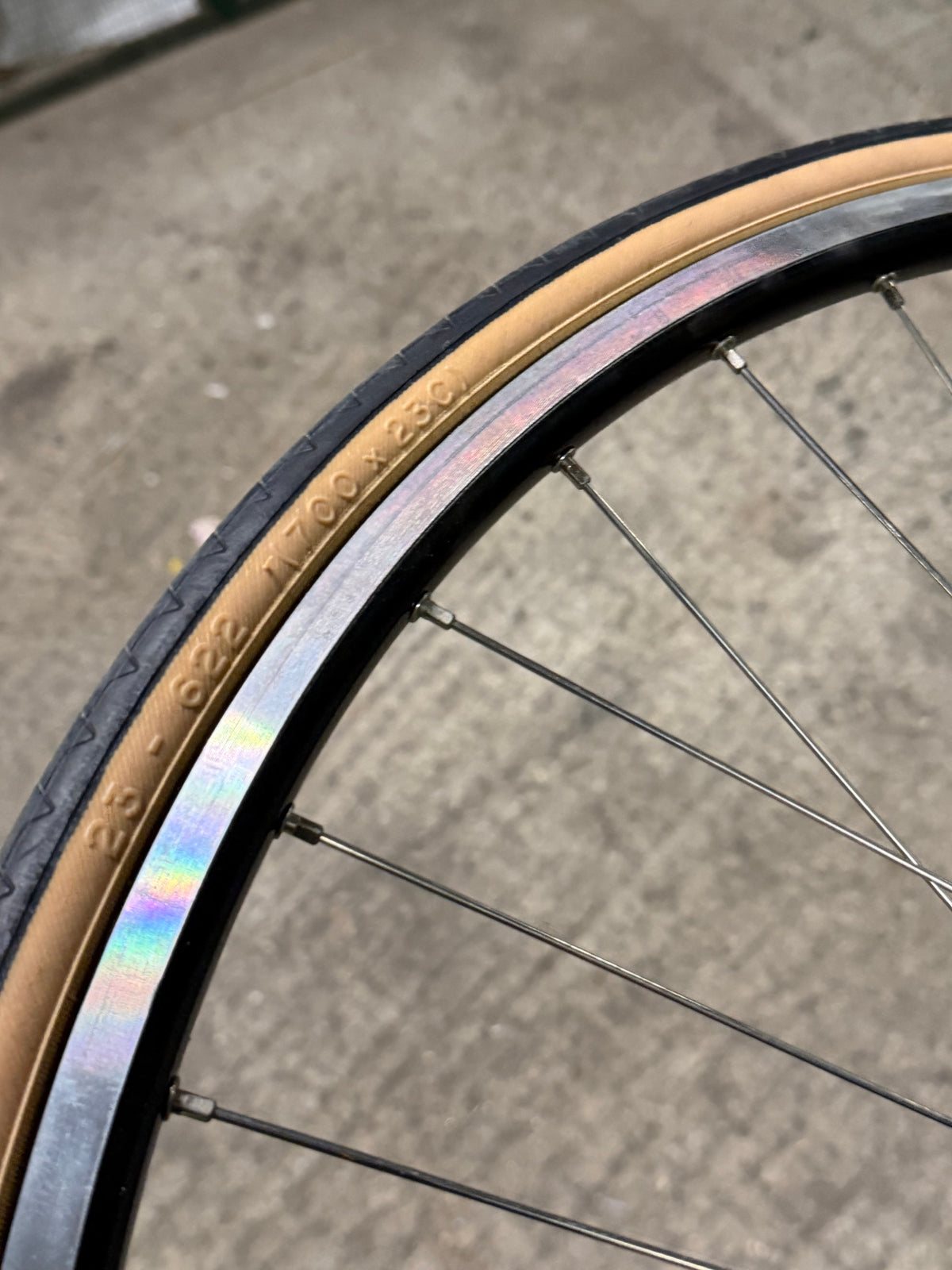 Campagnolo Pista Wheelset 700c Mavic Clincher Rims