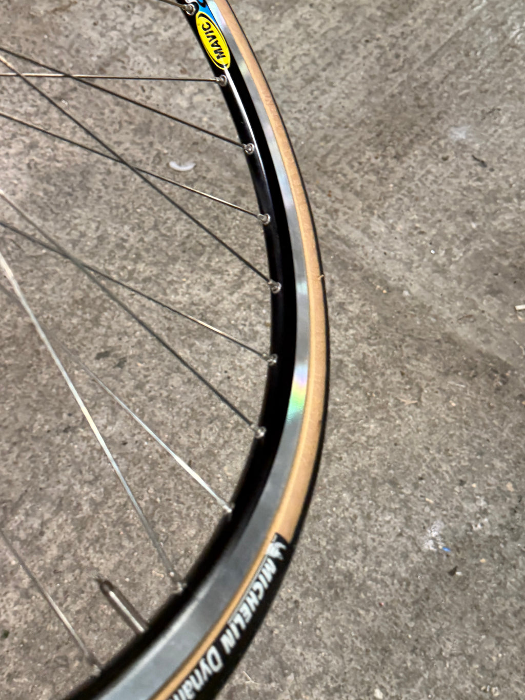 Campagnolo Pista Wheelset 700c Mavic Clincher Rims