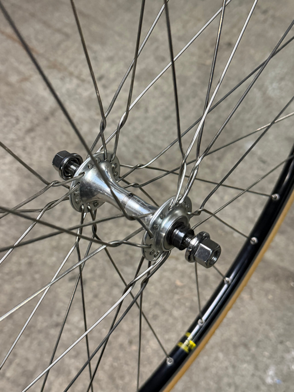 Campagnolo Pista Wheelset 700c Mavic Clincher Rims
