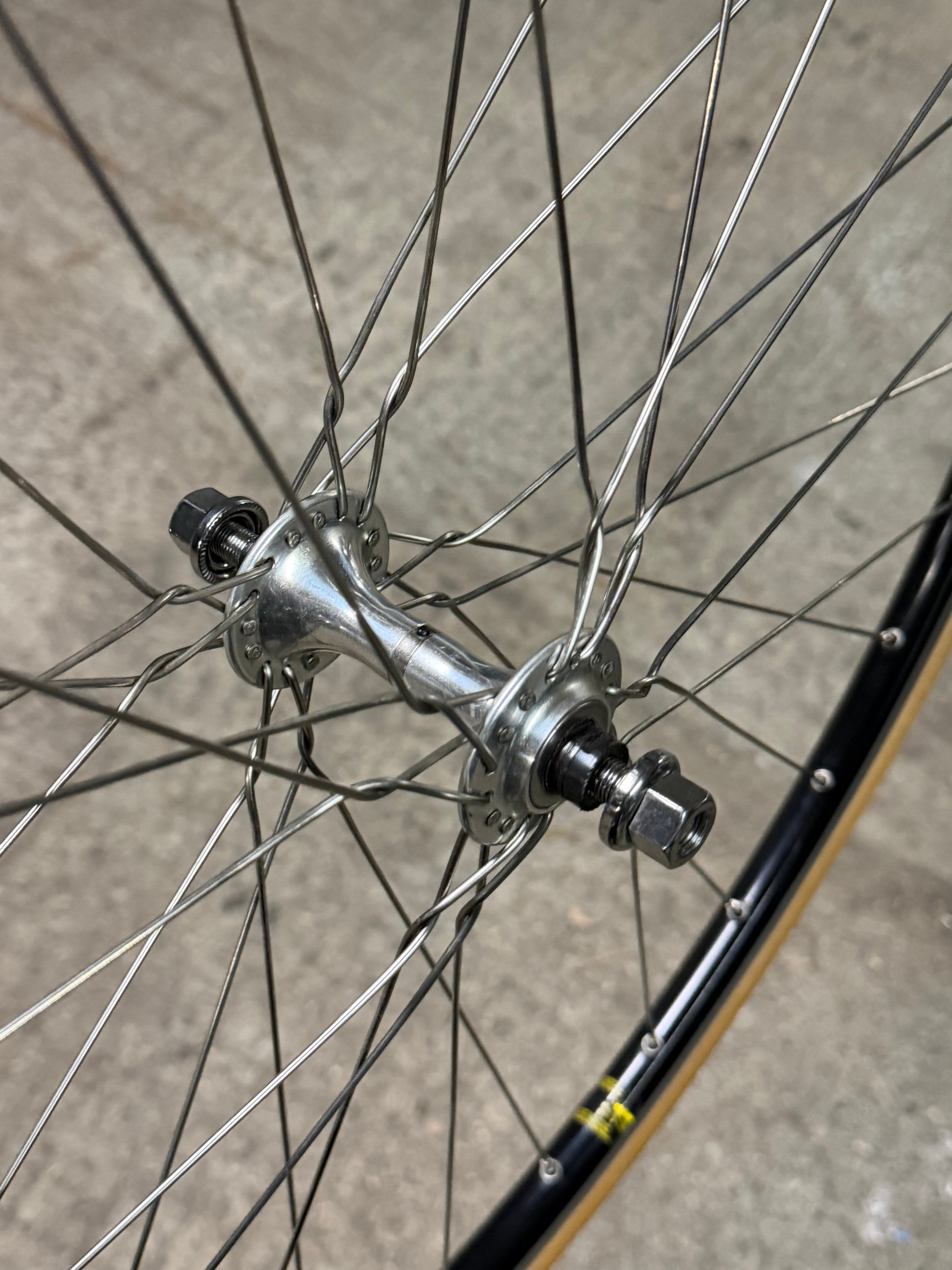 Campagnolo Pista Wheelset 700c Mavic Clincher Rims