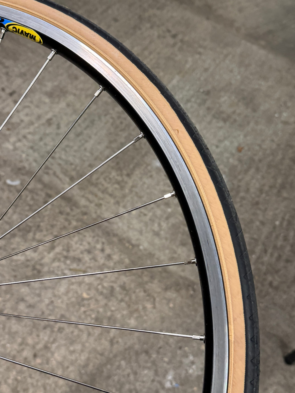 Campagnolo Pista Wheelset 700c Mavic Clincher Rims