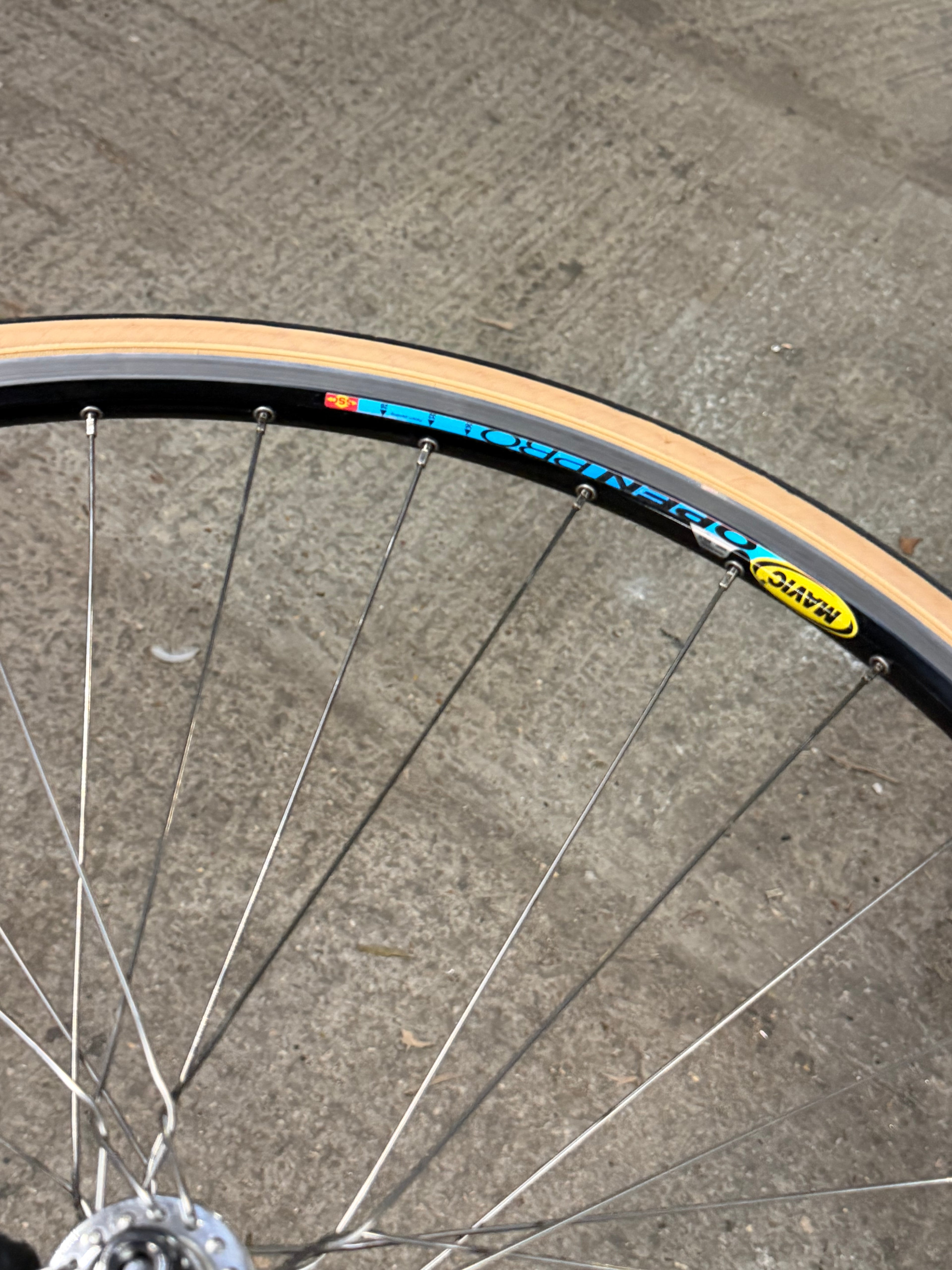 Campagnolo Pista Wheelset 700c Mavic Clincher Rims