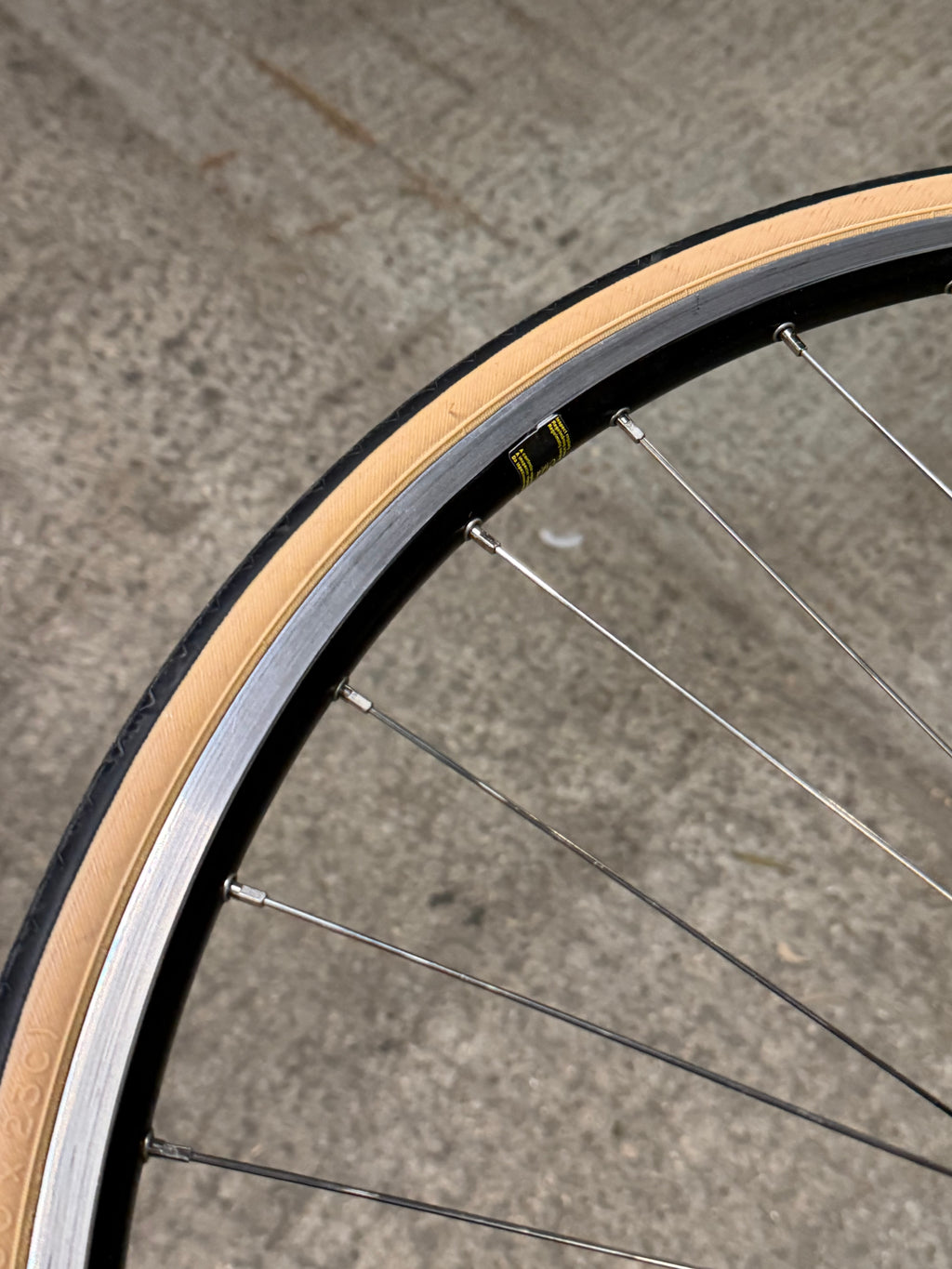 Campagnolo Pista Wheelset 700c Mavic Clincher Rims