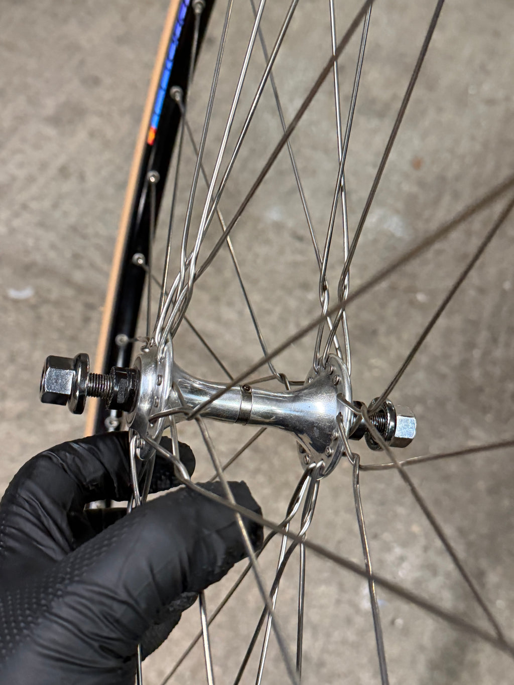 Campagnolo Pista Wheelset 700c Mavic Clincher Rims