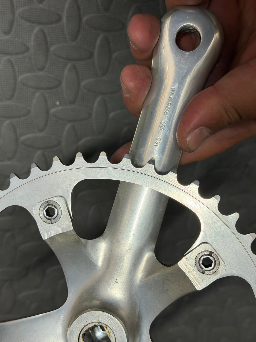 Campagnolo Pista Track Crankset 165mm 48t