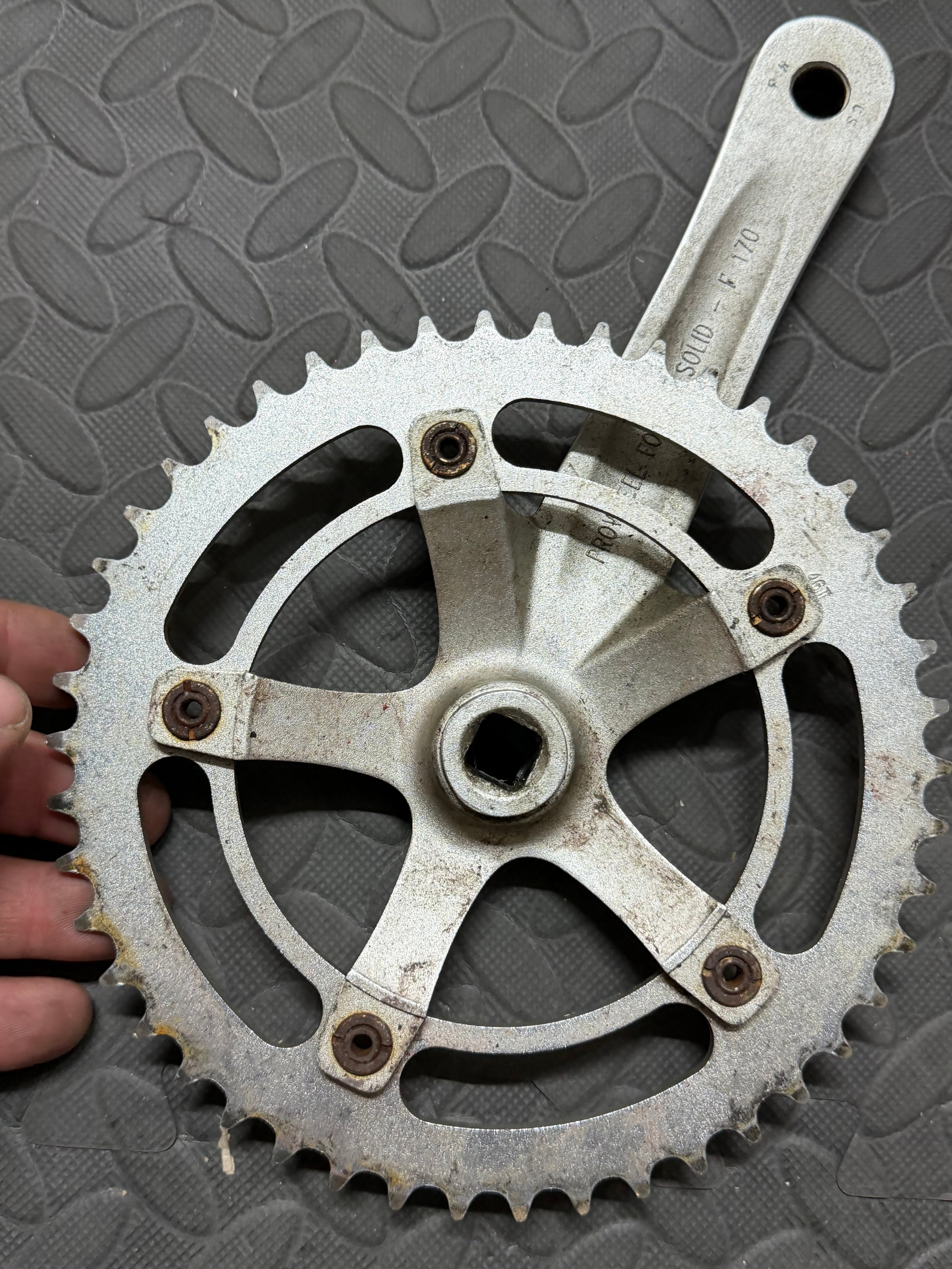 Track SIngle Speed Crankset 46t 170mm