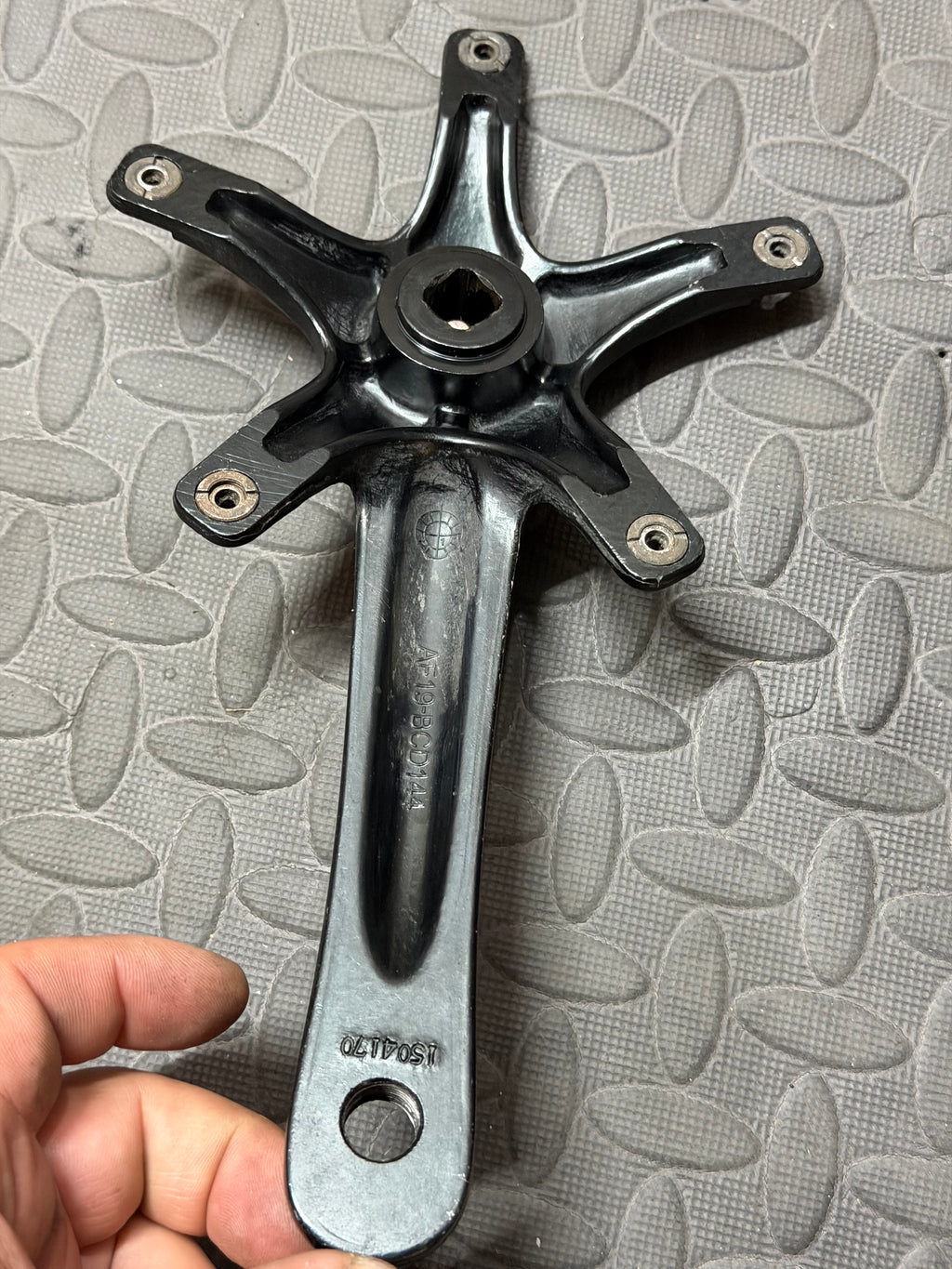 Single Speed Track Crankset 170mm 144bcd