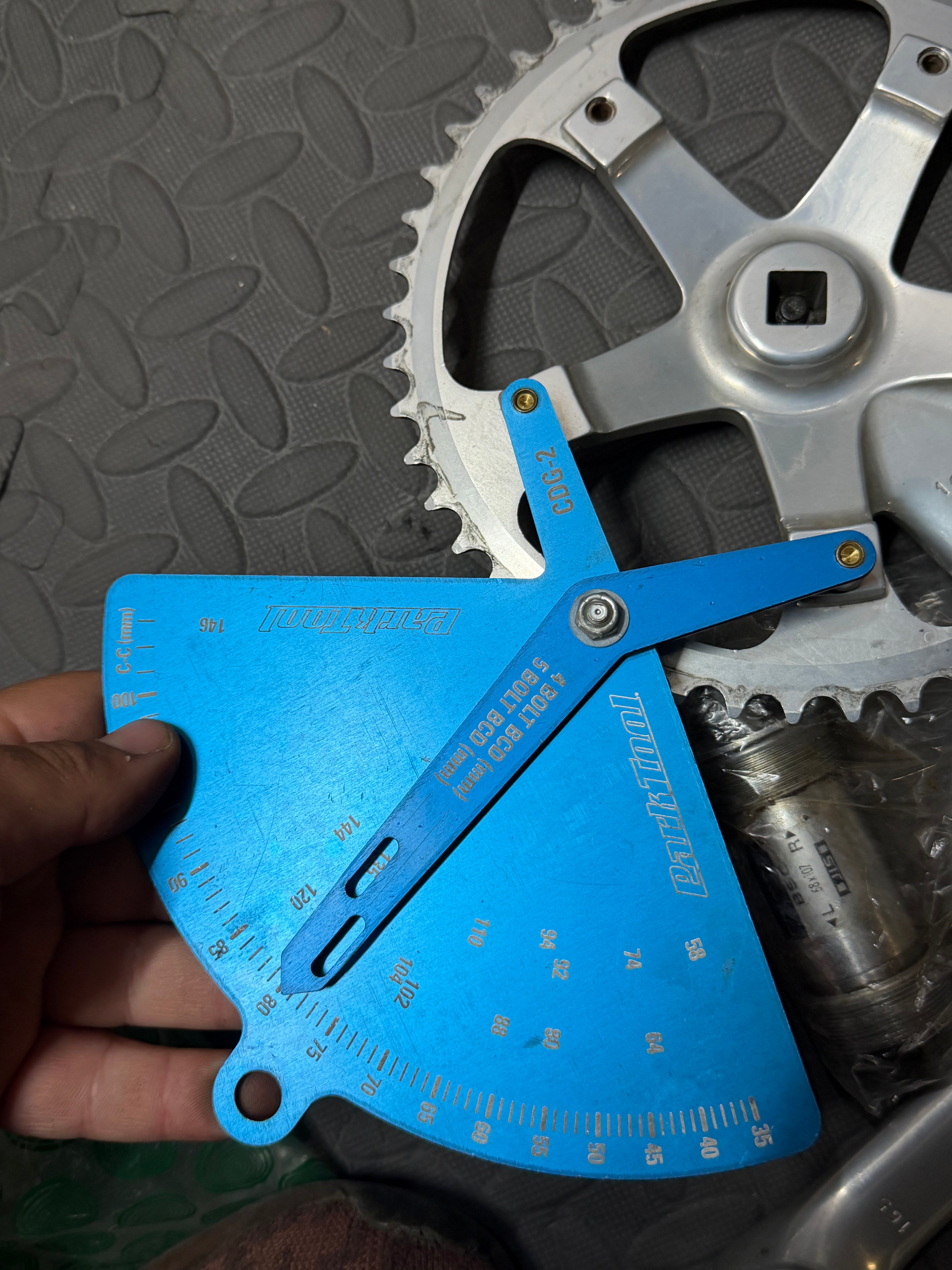 Miche Track Crankset 165mm 135bcd