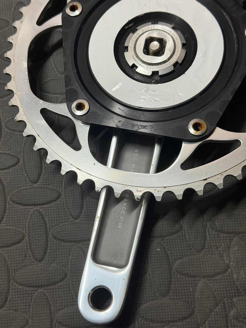 Specialites Track crankset 165mm Powermeter spider Power2Max