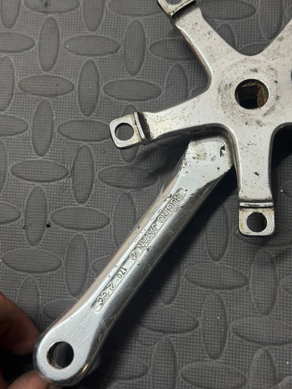 Vinatage Sugino Crank Arms 144bcd Road Crankset