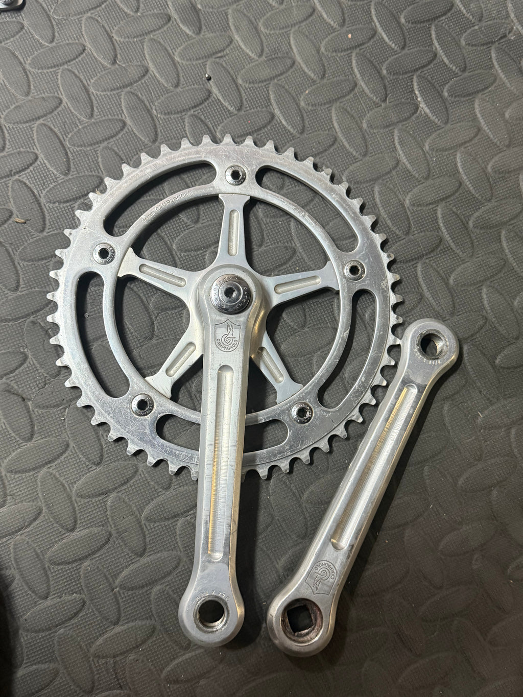 Campagnolo Pista Track crankset 165mm 144bcd