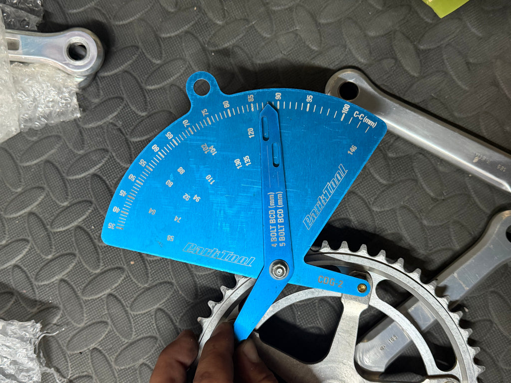 Campagnolo Pista Track crankset 165mm 144bcd