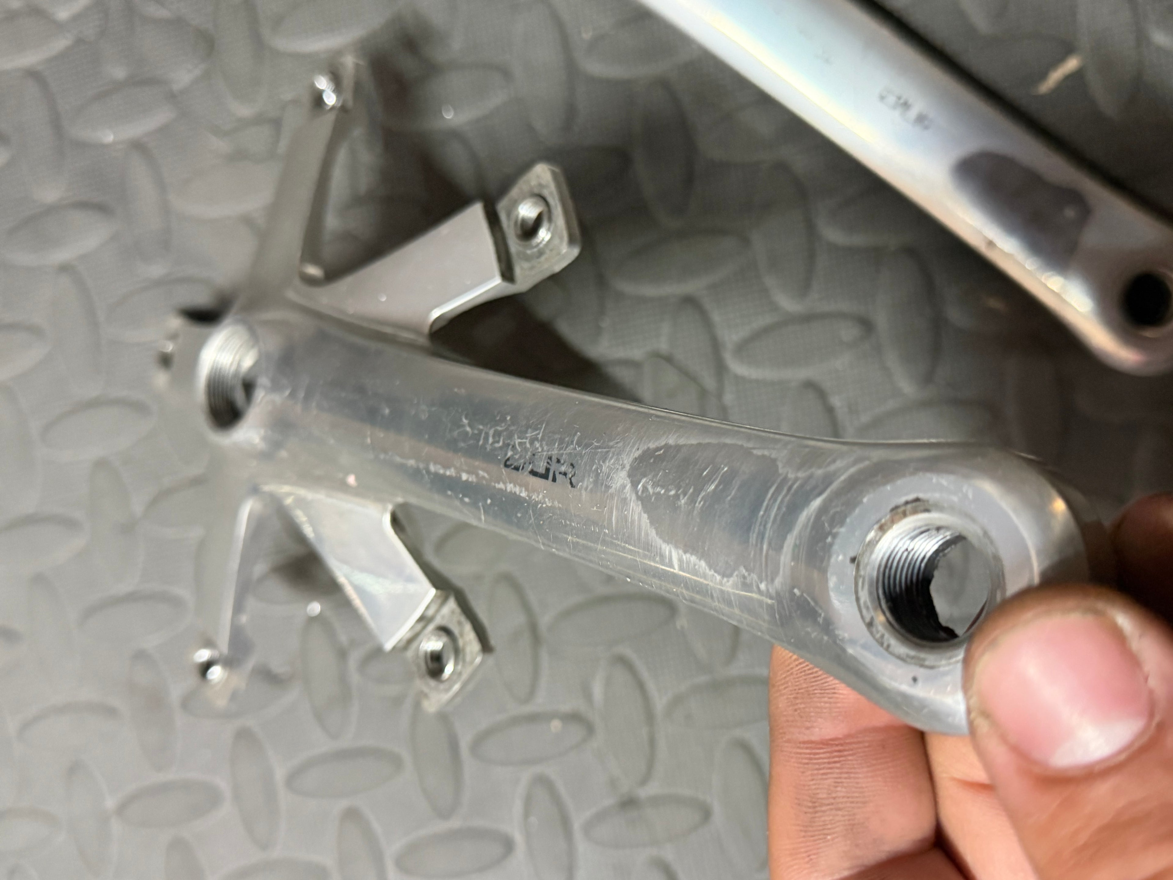 Dura Ace 7600 NJS 167.5mm Track Crankset